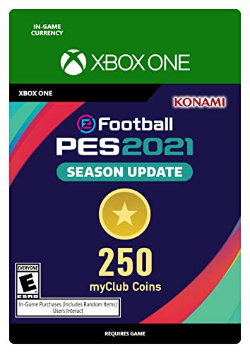 Efootball PES 2021 עדכון עונה: MyClub Coin 5800 - Xbox One [קוד דיגיטלי]